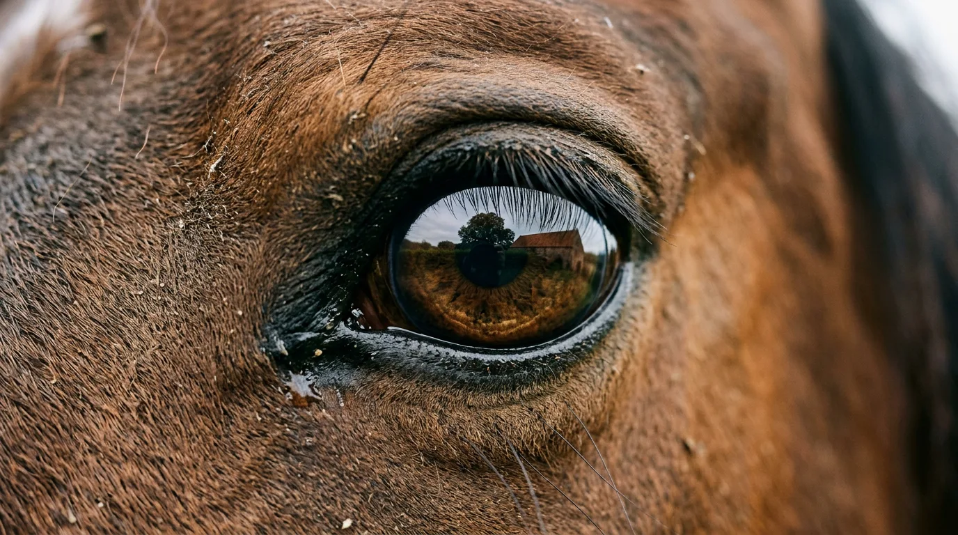Un regard de cheval, Écurie des Grillères, Saint-Pierre-de-Chandieu